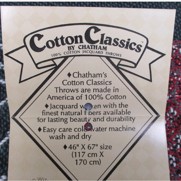 Chatham Santa Throw Blanket Chatham 46x67 - Picture 3 of 6